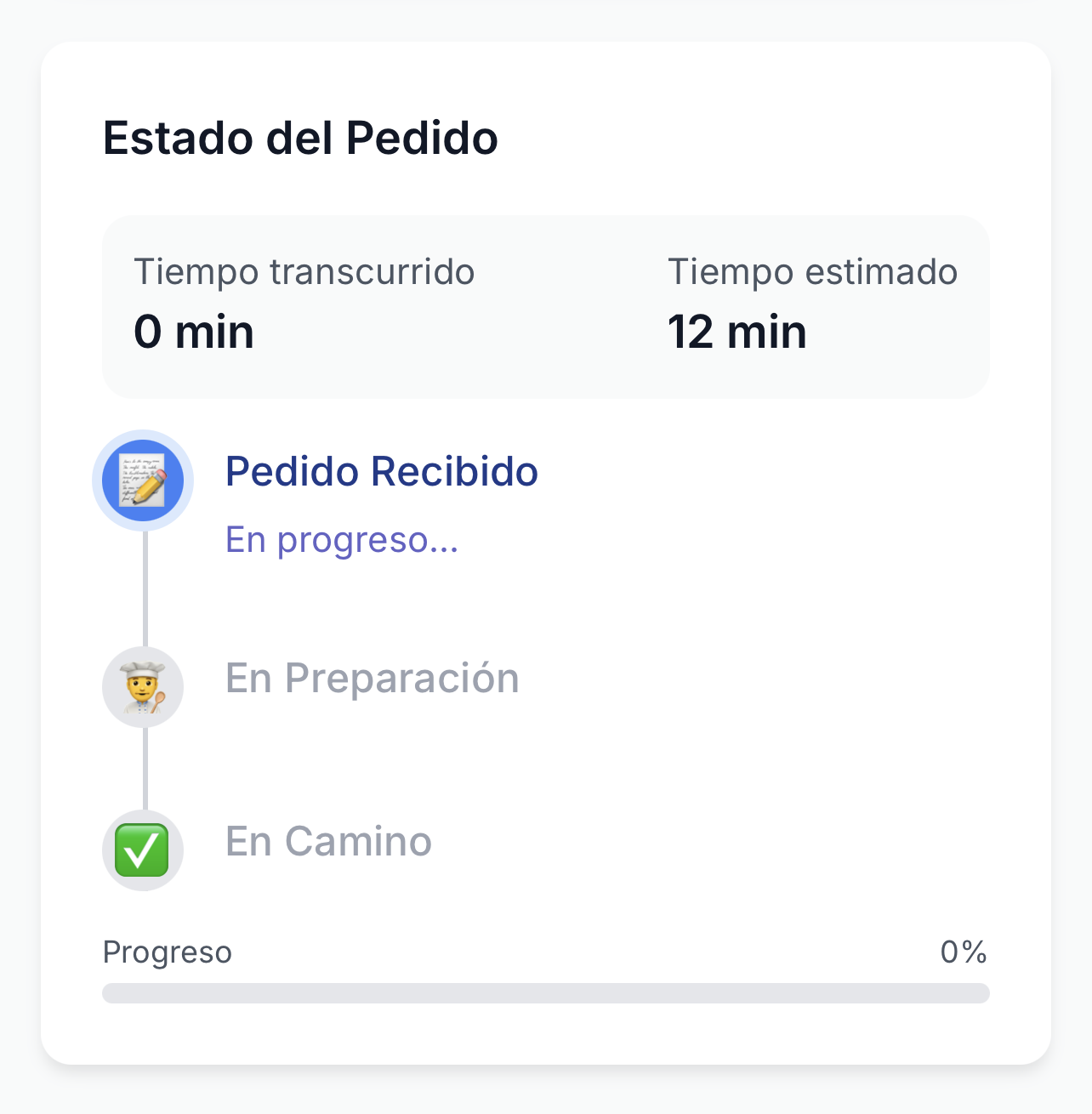 Pedido y pago desde el celular